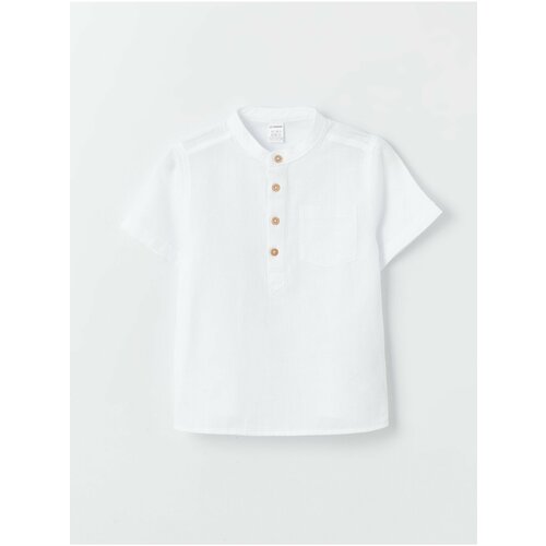 LC Waikiki Big Collar Short Sleeve Basic Baby Boy Shirt Cene