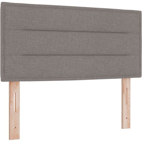  Krevet s kutijom s madracem Taupe 120x200 cm Tkanina Slike