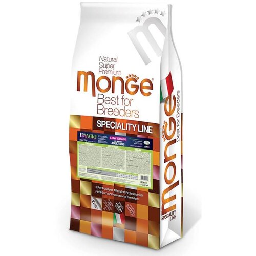 Monge bwild adult wild boar 15 kg - suva hrana za pse Cene