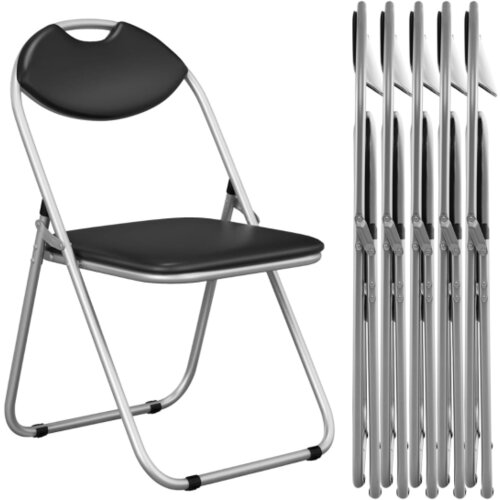  Komplet od 6 sklopivih stolica s metalnom konstrukcijom Slike