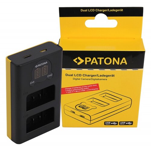 Patona Dual LCD USB punjač f. Nikon EN-EL25 Z30 Z50 Z fc Slike