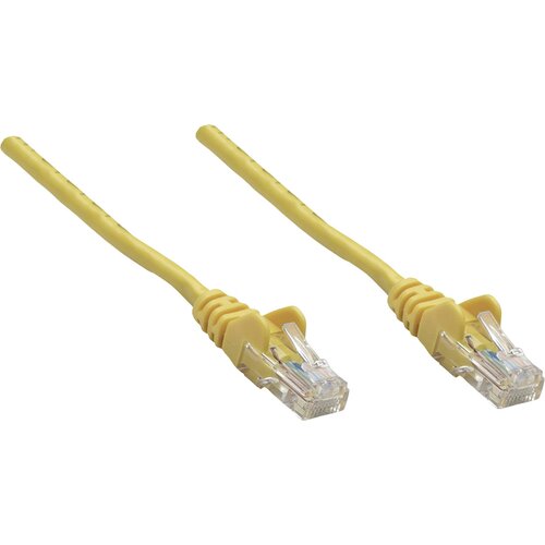 Intellinet 350464 RJ45 omrežni kabel\, Patch kabel CAT 6a S/FTP 0.50 m rumena enojna za&scaron;čita\, skupna za&scaron;čita\, brez halogena 1 kos, (20418253) Cene