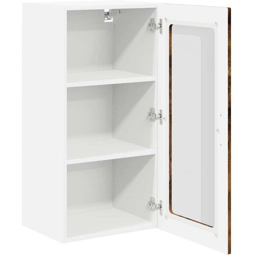  Zidni kuhinjski ormarić 2 pcs Dimljeni hrast 40 x 31 x 80 cm Slike
