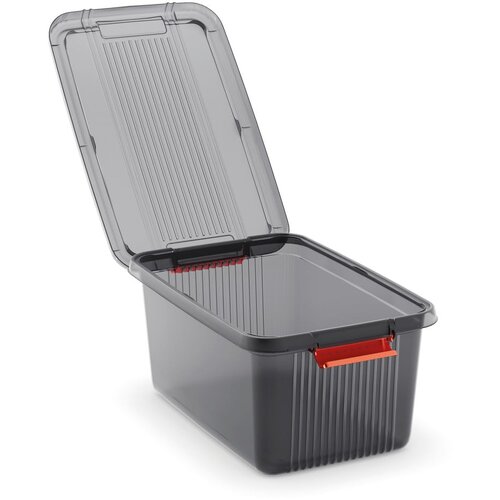 Kis Siva plastična kutija za pohranu s poklopcem 59x39x45 cm K Latch Box &amp;ndash; Slike