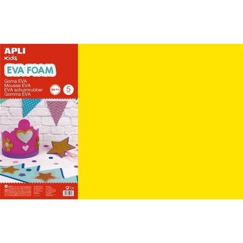 Apli Eva pena rumena 400x600x2mm 5 kos, (20392915) Cene