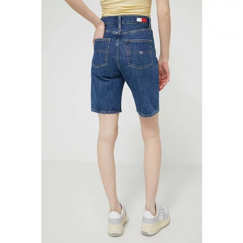 Tommy Jeans Traper kratke hlače za žene, bez uzorka, visoki struk