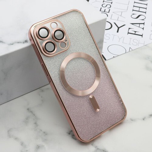 Maska glitter magsafe za iphone 15 pro max/ roze Slike