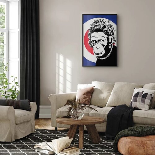  Plakat - Monkey Queen 29.7x42 Crni okvir Slike