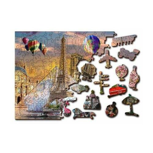 WOODEN CITY drvene puzzle - Pariz M ( 502249 ) Slike
