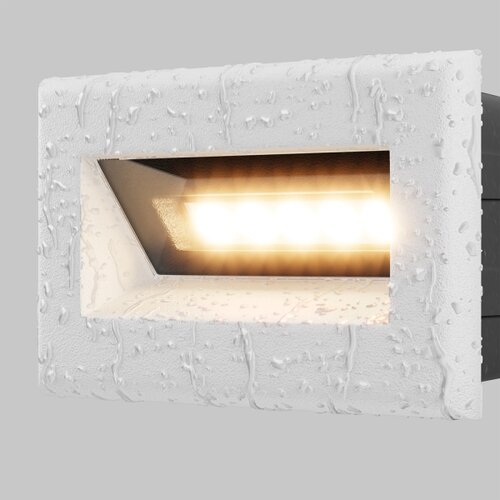 MAYTONI O045SL-L3W3K -LED Spoljna ugradna svetiljka BOSCA LED/3W/230V IP65 bela Slike
