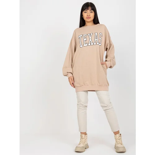 ex moda Sweatshirt-EM-BL-U719.82P-beige