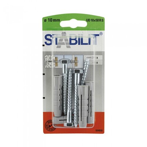 STABILIT set vijaka i tipli (Promjer tiple: 10 mm, Duljina tiple: 50 mm, 4 Kom., S vijcima) Cijene