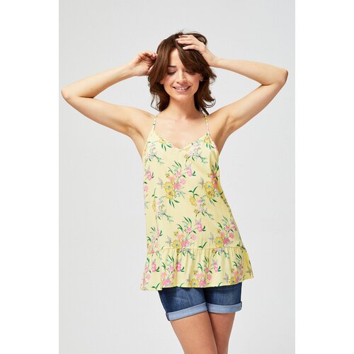 Marisse Ruffle Blouse L-Ko-2849 Yellow Slike