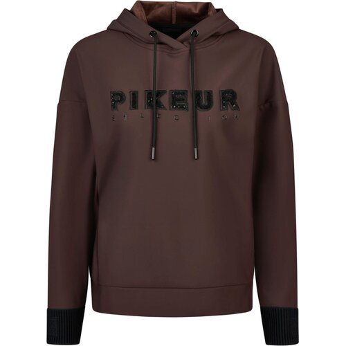 Pikeur Pulover s kapuco Plushluxe, chocolate brown - 38 Cene