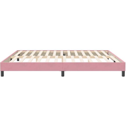  posteljni okvir brez vzmetnice roza 200x220 cm žamet, (21829049) Slike