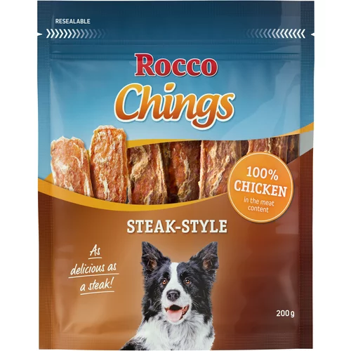 Rocco Varčno pakiranje Chings Steak Style - Piščančje meso 12 x 200 g