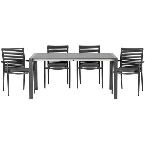 Acamp Vrtna Garnitura New Jersey, 5-Delni Set, Raztegljiva Miza Slike