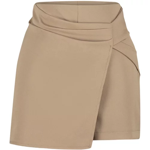 Trendyol Mink Knot Detailed Shorts Skirt