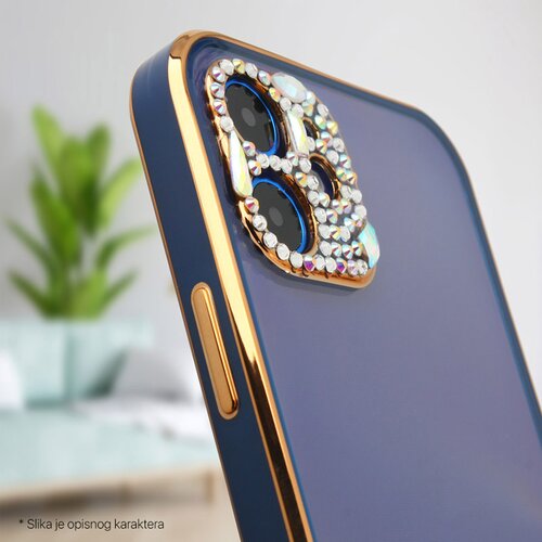 Maska za iPhone 17 Air Luxury Crystal Clear crna Slike