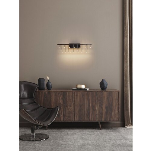 Nova Luce LED zidna lampa aluminijska s mogućnosti zatamnjivanja u sjajno srebrnoj boji Stellar &amp;ndash; Slike