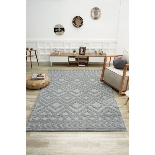 Conceptum Hypnose Tepih 830B, Pravougaoni, 100 x 150 cm, Sivi Cijene