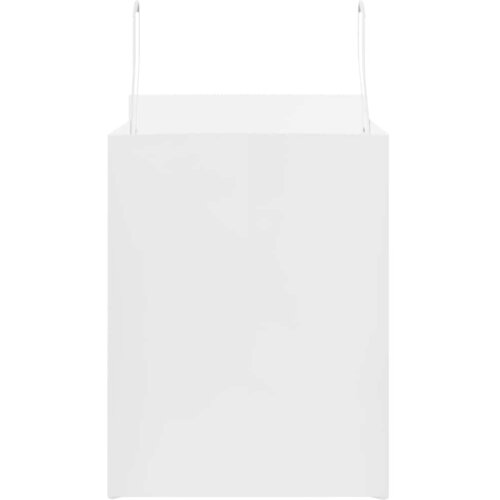  Papirnate vrećice 50 kom s ručkama bijele 32x22x28 cm Slike