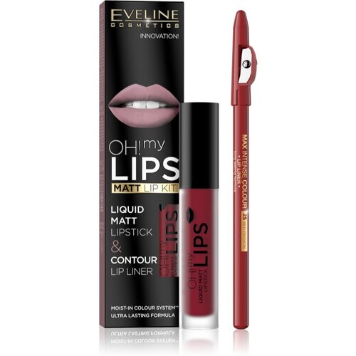 Eveline Cosmetics OH! my LIPS Matt set za ustnice 17 2 kos Cene