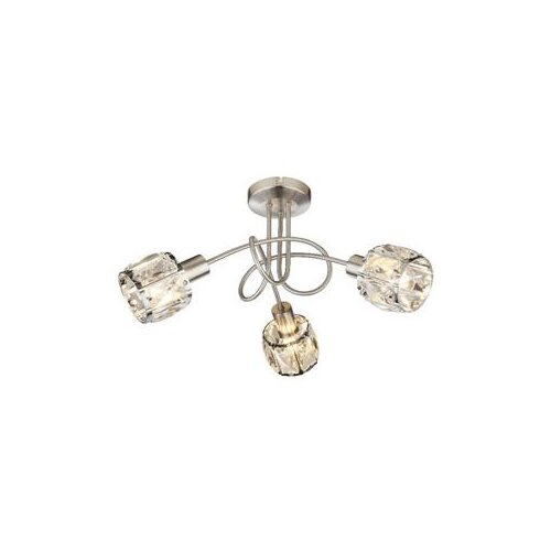 Lampa spot 3xE14 40Wmax Nikl/Kristal Slike