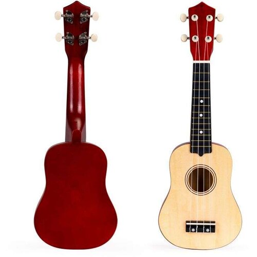 ECO TOYS Ecotoys Drvena ukulele gitara za decu, 4 najlonske žice ( MF019F NATURAL ) Cene