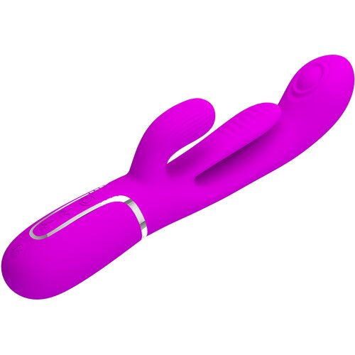 Pretty Love Shania Triple Rabbit Vibrator Pink Slike