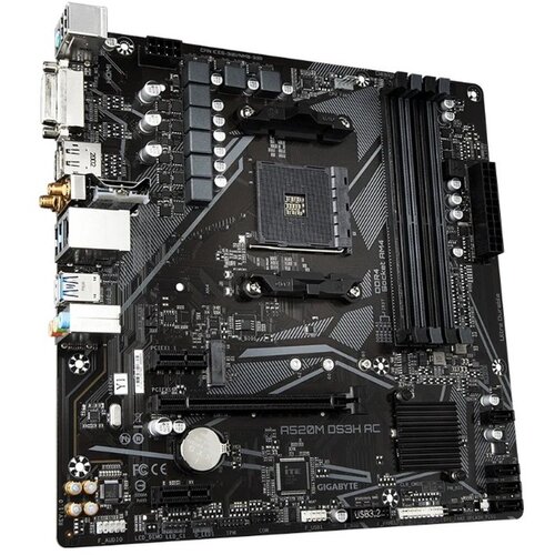 Gigabyte MB A520M DS3H AC AMD A520,AM4, 4x DDR4;1x M.2 4x USB, DVI-D, DP, HDMI, WI-FI Cijene