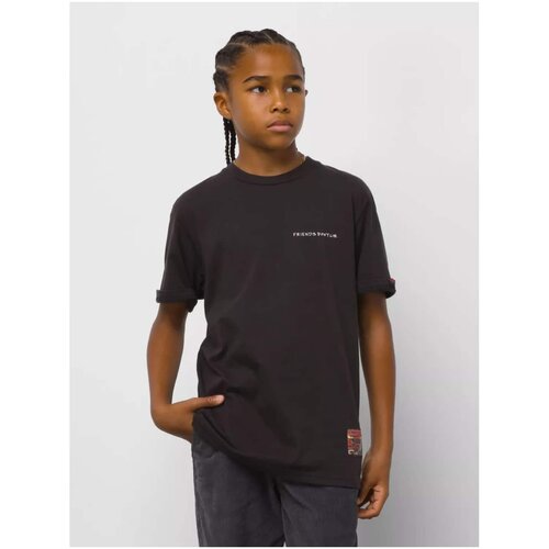 Vans Black Children&amp;#039;s T-Shirt Hopper - Boys Slike