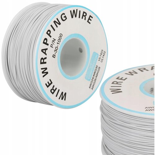 Rosfix Kynar Kabel AWG 0,25 Mm &ndash; Nizkonapetostni Kabel, 200 M, Siva Izolacija, Kositarna Baker | Temperatura -60 Do 200 &deg;C, (5000243704) Cene