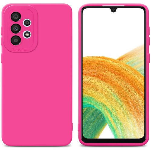 Cadorabo Case, združljiv s Samsungom v Fluid Hotpink - zaščitni pokrov iz fleksibilnega silikona TPU, (20591475) Cene
