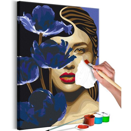  Slika za samostalno slikanje - Elegant Blue 40x60 Slike