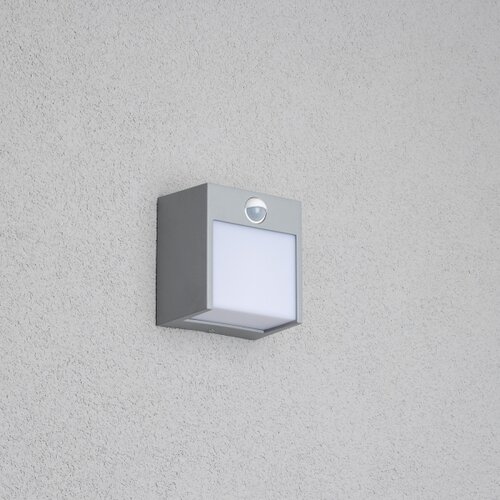  Brilagi -LED spolja&amp;scaron;nje zidno svetlo sa senzorom TERNI LED/12W/230V sivo IP44 Slike