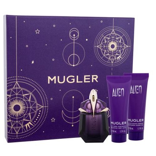 Mugler Alien Set parfemska voda 30 ml + mlijeko za tuširanje 50 ml + losion za tijelo 50 ml za ženske Cijene