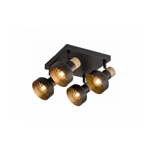 Rabalux spot rasveta saskia E14 4x max 15W crna (73058) Slike