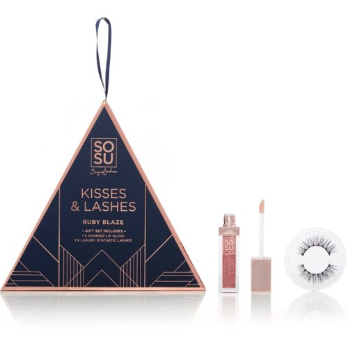 SOSU by Suzanne Jackson Limited Edition Kisses &amp;amp; Lashes poklon set Ruby Blaze Slike