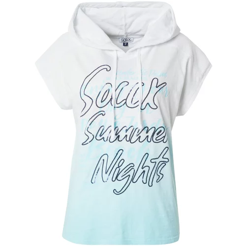 Soccx Majica noćno plava / akvamarin / bijela