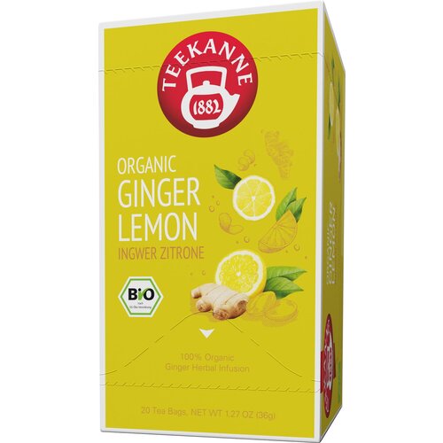 Teekanne Bio Organic Ginger Lemon - 20 dvoprekatnih vrečk Cene