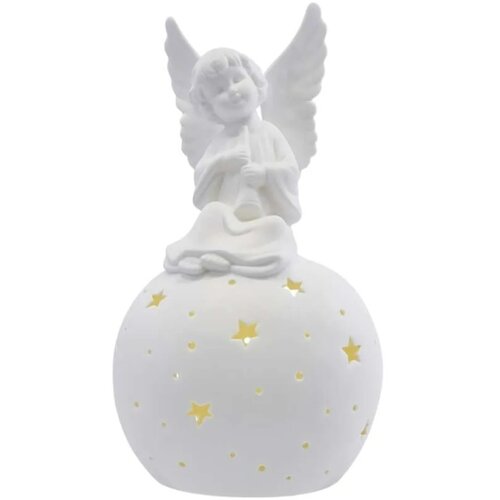 Emos LED božićna dekoracija LED/0,4W/2xAA keramički anđeo Slike