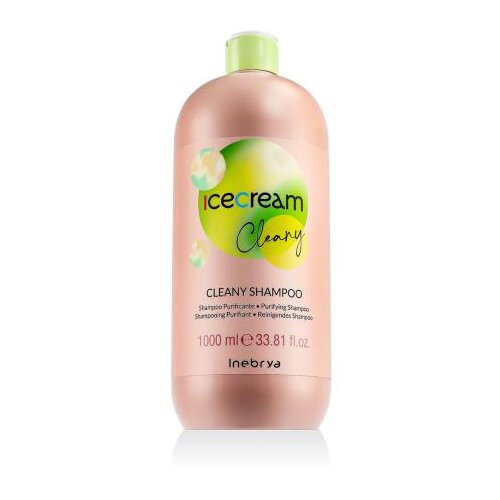 Inebrya Ice Cream Cleany Shampoo 1000 ml &amp;scaron;ampon protiv peruti unisex Slike