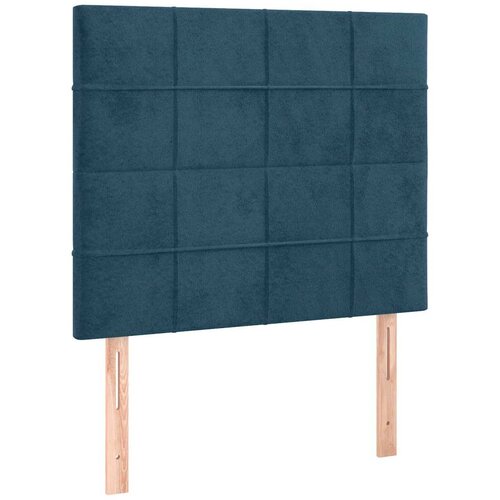 Box spring krevet s madracem tamnoplavi 100x200 cm bar&amp;scaron;unasti Slike
