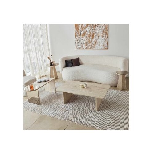 Hanah home Set stolova za kafu Luna Travertine (4 dela) Slike