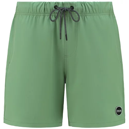 Shiwi Kratke kopalne hlače 'MIKE' zelena / črna