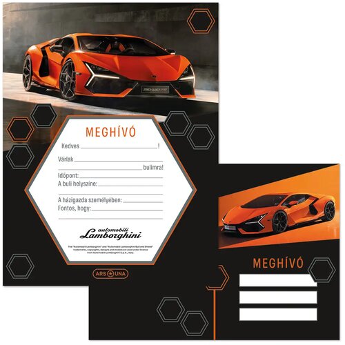 Ars Una Lamborghini vabilo s kuverto Cene