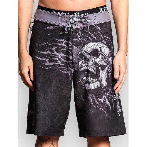 Affliction Decimation Boardshorts black Slike