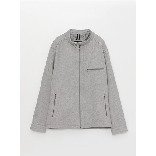 LC Waikiki Winter Jacket Gray Basic Eponuda