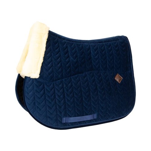 Kentucky Horsewear Skakalna podsedelnica "Velvet Skin Friendly" - navy Cene